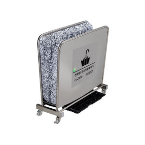 [OPD-SS(BK)] Almohadillas de microfibra ecológicas para secador de paraguas, solución antideslizante para protección del suelo, prevención de goteo para lugares públicos - Product Image 1