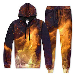 Venta al por mayor personalizado Made2025Venta caliente OEM de alta calidad de los hombres de sublimación conjuntos de chándal 100% poliéster pulóver chándal para hombres - Product Image 1