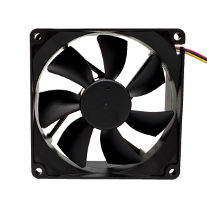 [Stock en vente] DC 12V 92x92x25 Dual Ball 3 fils FG signal IP43 - Product Image 2