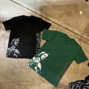 Modèles personnalisés skysdalimittt 300 gsm vintage tees 100% coton skysdalimit dtg/dtf personnaliser t-shirt sdl vêtements t-shirts pour hommes - Product Image 4