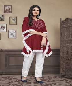 Nueva ROPA DE OFICINA DE MODA tela de algodón Moti Work Kurti Girls Wear con pantalón mujeres indias adultos India y Pakistán apoyo 500 Apparelgarment - Product Image 2