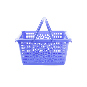 Cesta de Almacenamiento Premium con Tapa Abierta y Asas Plegables, Cesta Multiusos de Plástico para Frutas y Verduras para Supermercado - Product Image 4