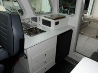 Kinocean – bateau de pêche Cuddy à grande vitesse de 26 pieds, bateau marin avec tout en aluminium à vendre