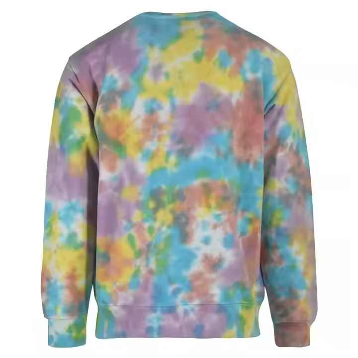 Men's Sweatshirt Multi Mini Bold Tie Dye Crew Neck Heavy Blend Sweatshirt Pullover Trendy Outwear Sweatshirt MS-SS-1140