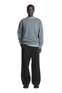 Sudaderas de gran tamaño personalizadas con lavado ácido, 100% algodón personalizado, manga larga, cuello redondo, para hombre, con hombros caídos, precio barato - Product Image 4