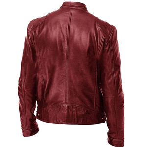 Latest Designed Custom <b>Men</b> Leather <b>Jacket</b> <b>Long</b> Sleeve Lightweight Breathable Leather <b>Jacket</b> For <b>Men</b> Available All Multiple Color - Product Image 6
