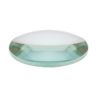 High Quality Double Convex Spherical Metal Lens with Smooth Ground Edges OEM 1 Year Warranty for Physics Labs
