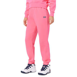 Pantaloni da jogging Fila da donna Lassie rosa a lunghezza intera, traspiranti, a vita media, taglia XL; Pantaloni cargo effetto stropicciato taglia XS - Product Image 1