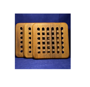Natural Wood <b>Trivet</b> Round <b>Trivets</b> Coasters Mat Pack of 3 Shape Design Piece for at Best Price - Product Image 3