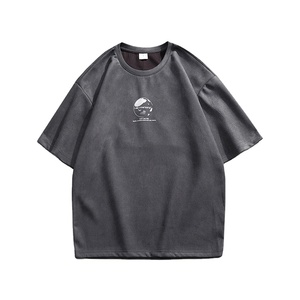 2025 nuevas camisetas de hip-hop de alta calidad para hombres, camisetas de manga corta sueltas para hombres al por mayor de fábrica de buena calidad - Product Image 2