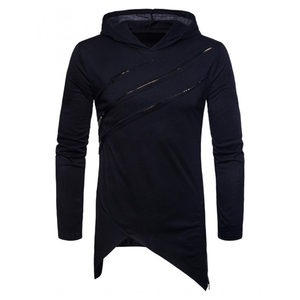 Conjunto de poliéster para hombre, ropa de calle lisa, ropa OEM para hombre, sudaderas con logotipo personalizado Unisex y Sudadera con capucha transpirable - Product Image 3