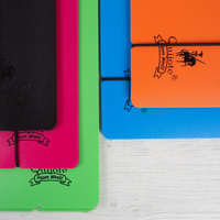 Carpeta de presentación A4 de material PP con logotipo personalizado con 30 mangas espirales flexibles bolsa de archivo fluorescente en 5 colores