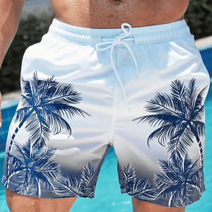 Short de baseball d'été décontracté à séchage rapide pour hommes et femmes avec taille élastique Couleur unie Impression par transfert par sublimation - Product Image 2
