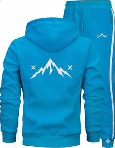 Chándal sólido con capucha de algodón 100% | Diseño unisex hecho a medida | Ropa cálida transpirable antibacteriana - Product Image 2