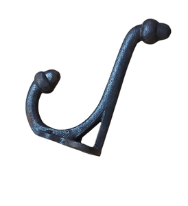 Buy <b>iron</b> wall hook Black antique decorative fish hook cast <b>iron</b> towel hook - Product Image 3