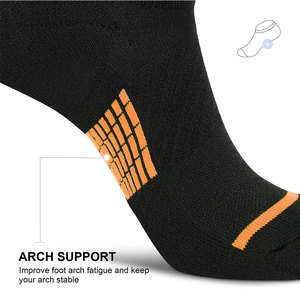 Calcetines tobilleros informales en colores sólidos para oficina, escuela o uso doméstico Calcetines tobilleros antiolor con soporte para el arco - Product Image 4