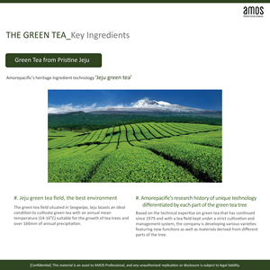 Champú Profesional AMOS para el Cuidado de la Caída del Cabello con Té Verde, Refrescante, 500 ml, 200 ml, 80 ml, Crema Fresca, Marca Coreana de Moda - Product Image 2