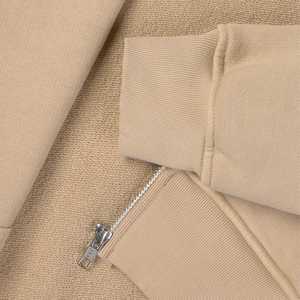 Sweat-shirts à fermeture éclair pour hommes de qualité supérieure, 100% coton molletonné, écologiques, logo personnalisé, impression numérique, broderie, streetwear élégant - Product Image 5