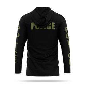 Calidad Premium su propio diseño rendimiento de los hombres con capucha al aire libre manga larga escalada correr Atlético UV camisetas con capucha - Product Image 6