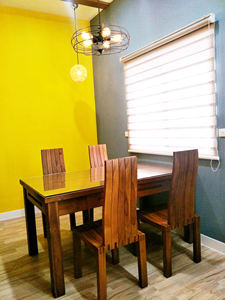 Chaise de salle à manger en teck classique moderne avec design ergonomique, mobilier de salle à manger durable - Product Image 4