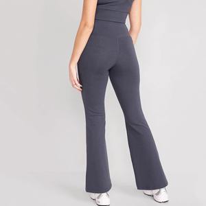 กางเกงวิ่งขาตรงทรงถุงผ้าคอตตอนเนื้อนุ่มระบายอากาศได้ดีสำหรับผู้หญิงกางเกง100% สไตล์หน้าแบนสำหรับฤดูหนาว - Product Image 4