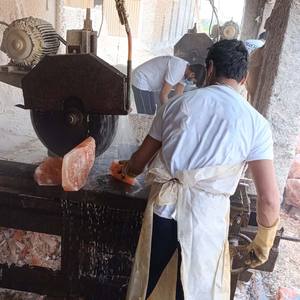 หินนวดเกลือหินสีชมพูธรรมชาติหินรูปหัวใจ200-250กรัมหินนวดเกลือสำหรับสปาหิมาลัย - Product Image 6