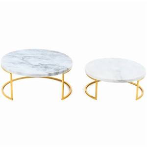 Advantageous Ins Style Round <b>Marble</b> Metal <b>Cake</b> <b>Stand</b> with Gold Iron Finish for Home Hotel or Restaurant Use <b>Cake</b> Tools - Product Image 5