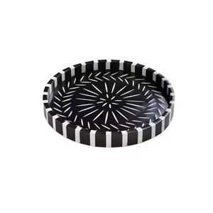 Bandeja de servicio con incrustaciones de hueso de camello de Búfalo con estilo de alta calidad, diseño personalizado único para bodas y regalos de artesanía creciente - Product Image 2