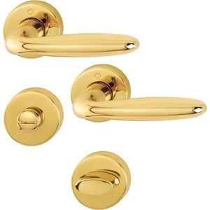 Ensemble de rosettes en laiton Verona M151/42KV/42KVS F71 rond SK/OL DIN Gauche/Droite D/D HOPPE Organisateur mural pour courrier et clés - Product Image 1