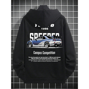 New Washing Printing <b>Hoodie</b> <b>American</b> Retro Oversized Sweatshirt Man Hoodies Hip Hop Long Sleeve Pullover <b>Hoodie</b> OEM - Product Image 6