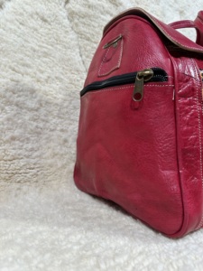 Moroccan Kilim Travel Bag <b>for</b> <b>Women</b> and Men Original Genuine Leather Large <b>Briefcase</b> with Zipper Closure - Product Image 4