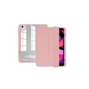 Étui Folio Transparent pour iPad Air 11 2025-SAFA Nort Smart Stand Cover-Rose - Product Image 1
