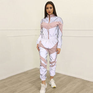 Survêtement coupe-vent en nylon/spandex pour femmes, haut tendance en 2025 avec fermeture éclair coupe-vent et poche latérale pour l'automne 2026 - Product Image 5