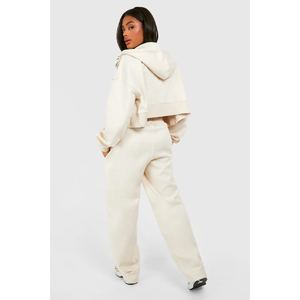 Conjunto de chándal de invierno de gran tamaño con estampado informal para mujer, conjunto de dos piezas con sudadera y pantalones de chándal para correr - Product Image 6