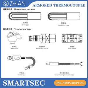 Pt100 Kichunguzi Cha Joto La Juu Viwandani 0-1300 ℃ Kihisia Cha K-Aina Ya Thermokoppel Ya Kivita - Product Image 2