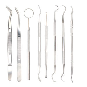 Kit de Instrumentos de Examen Dental Manual de Alta Calidad con Certificación CE, 8 Piezas, para Examen Dental, Precio Económico - Product Image 1