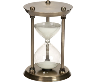 Sablier en verre élégant fait à la main, très vendu, horloge moderne, accessoire de décoration durable pour la maison et la cuisine, cadeau attentionné - Product Image 3