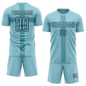 Ensemble d'uniformes de football pour hommes de haute qualité, maillot de football professionnel, logo d'équipe personnalisé, nom, numéro, matière à séchage rapide, service OEM - Product Image 1