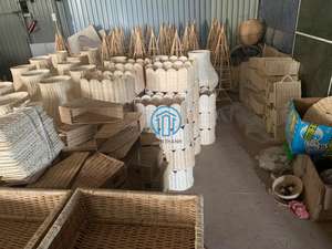 ตะกร้าหวายทรงรีทำด้วยมือสำหรับตกแต่งรายละเอียดตะกร้าธรรมชาติสำหรับตกแต่งห้องนอนหรือโต๊ะทำมือทำมือในเวียดนาม - Product Image 6