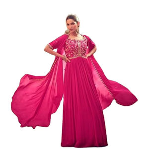 Este Diwali Festive Wear Heavy Quality Multi Coding Work Longitud del piso Fancy Salwar con juego de Dupatta a juego a un costo asequible - Product Image 1