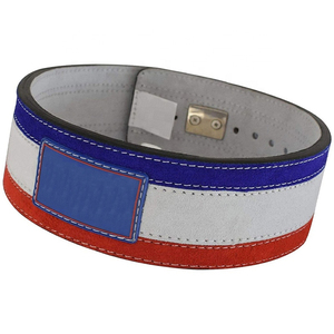 Ceinture en cuir de vachette 4 \ "de 10mm d'épaisseur pour l'haltérophilie Ceinture à boucle à levier en cuir de luxe avec logo personnalisé - Product Image 2