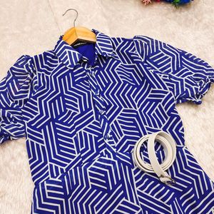 Vestido largo de lujo hecho a mano de alta calidad con estampado geométrico, elegante y elegante vestido indooccidental - Product Image 4