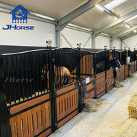 Kits de conception avancés Installation efficace Connexion facile mobile Stalles pour chevaux Styles de boîtes stables pour chevaux