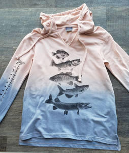 2024 nouveau Style à la mode personnalisé impression numérique à manches longues chemise de pêche vêtements de sport dames T-shirts - Product Image 5