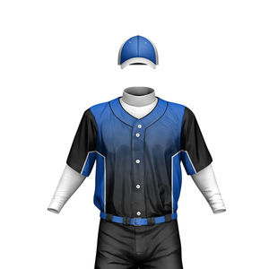 Uniforme de Béisbol para Hombre, Elegante, Transpirable, de Secado Rápido, Antibacterial, Sublimado, 100% Poliéster, Cuello en V, Tallas Grandes - Product Image 4