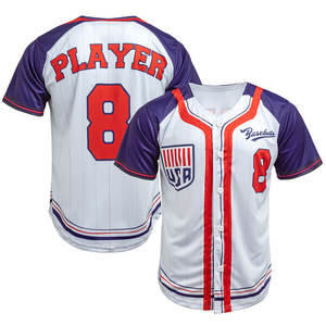 Camisetas de jugador de béisbol hechas por QST, ropa deportiva personalizada, camiseta de béisbol, número de nombre impreso para adultos y jóvenes, camiseta de béisbol - Product Image 5