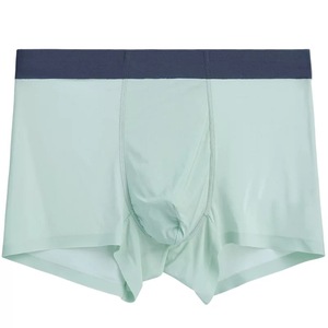 Calzoncillos de hombre de algodón 100% de alta calidad de fábrica directa, Calzoncillos Bóxer transpirables de Color sólido de tiro alto, sostenibles - Product Image 5