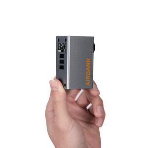 高速膨張式携帯自転車空気入れ 120 Psi 高圧電動ミニバイクポンプ 圧力計付き - Product Image 1