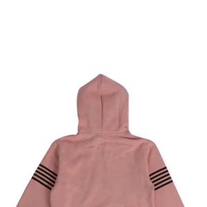 Sudaderas con capucha de tapiz para mujer personalizadas Sudaderas con capucha Unisex Heavy Weight Patchwork Grey Hoodie para mujer - Product Image 5