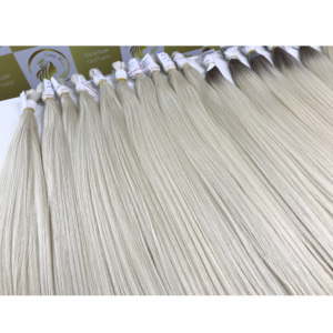 ผมเรมี่เวียดนามจำนวนมากสีอ่อนแบบยุโรปสามารถปรับแต่งได้100% สีธรรมชาติ2x ต่อผม4/2X6 - Product Image 2